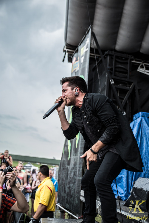 Crown The Empire - playing the Vans Warped Tour at Darien Lake (Buffalo, NY) on 7.8.14 Copyright 27K