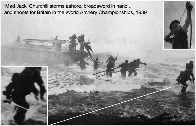 &ldquo;Mad Jack&rdquo; Churchill (1906 - 1996) Properly named Lieutenant