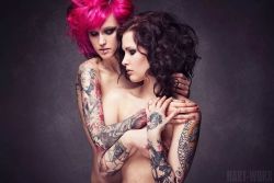 72tattoo:  Jules Gore and Vanessa Assenav