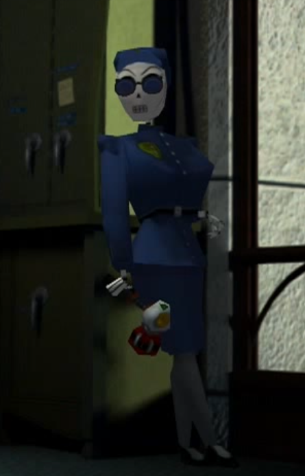 judgeanon:  naavscolors:  Playing Grim Fandango again I prefer Carla’s voice over Olivia, dios mio.   Carla is 10/10 and I’ll never forgive Manny for not paying more attention to her love story.   Kid you not! I actually learned her entire dialog
