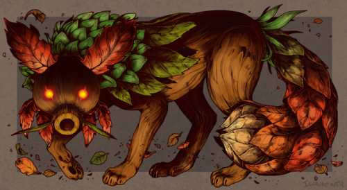 A Deku Fox Commission For Turtle-fox, Plus A Bonus Grey Version Because I Liked BOTH Of Em, Sometimes