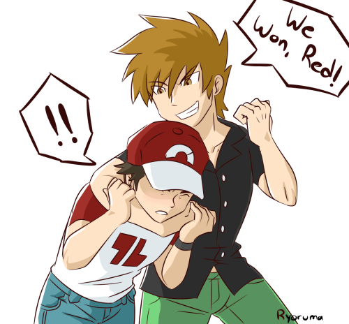ryoruma:I can’t stop drawing Red and Green!!! They were my first OTP and now they’re back again!!!
