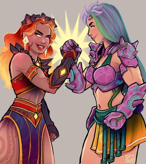 enabuns:Who run the world?  #girls #strongwomen #Smite www.instagram.com/p/Bl6UMPMnEzI/?utm_