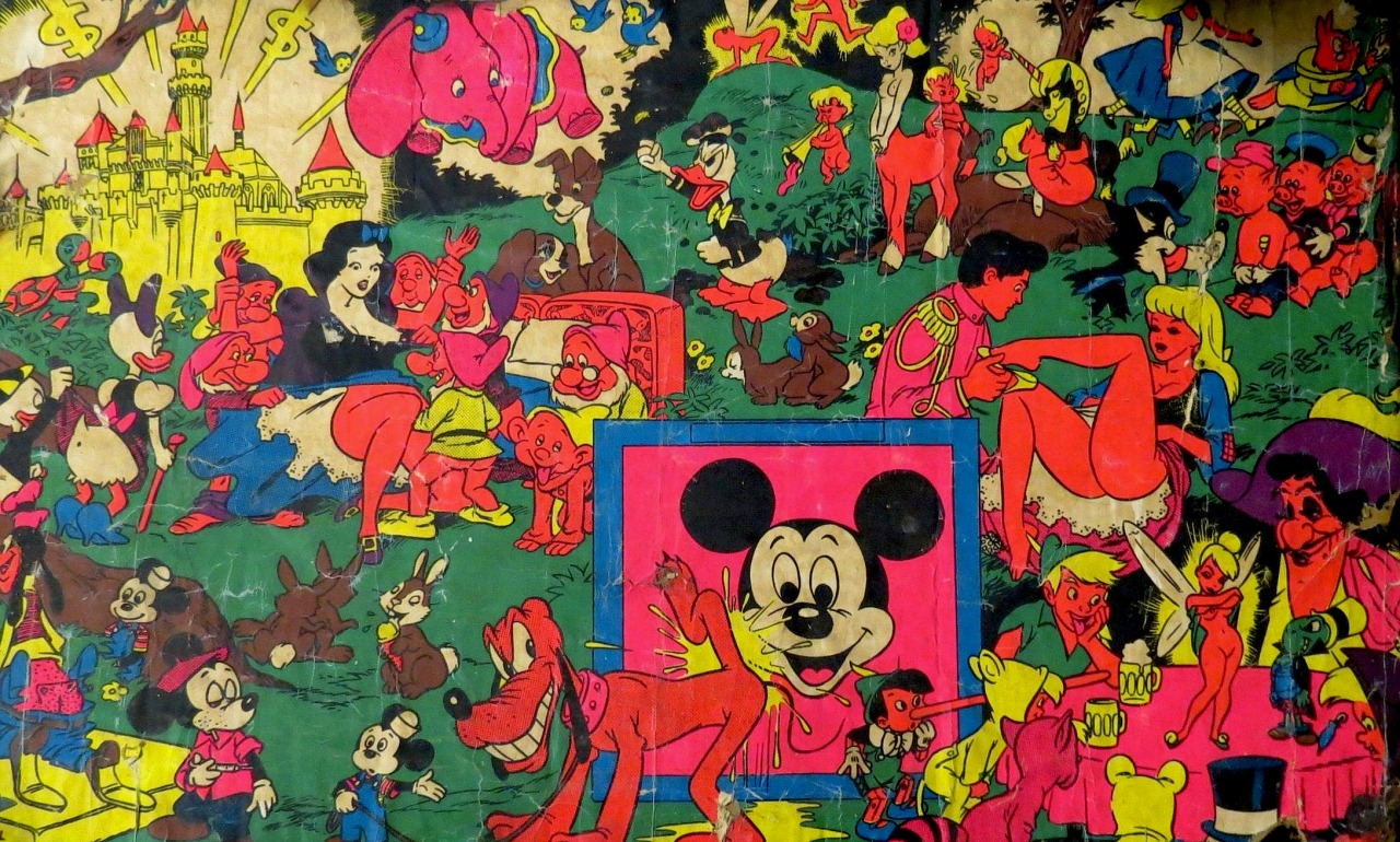 Magic Transistor â€” Wally Wood, Disneyland Orgy, c. 1967.