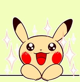 corsolanite:Pikachu Themed Line Stickers  ♪   