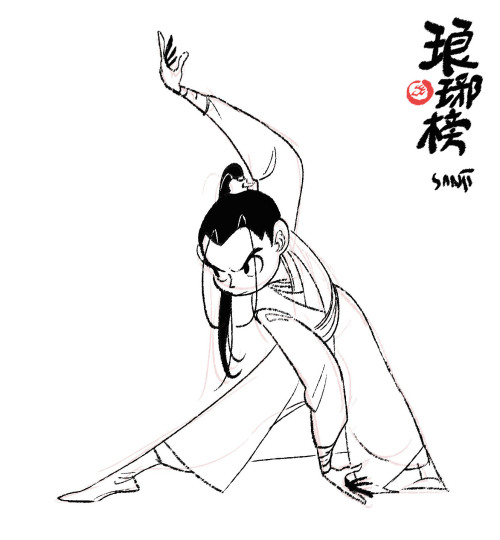 sanjiseo:Fei Liu, doodle. Lang Ya Bang(Nirvana In Fire) 