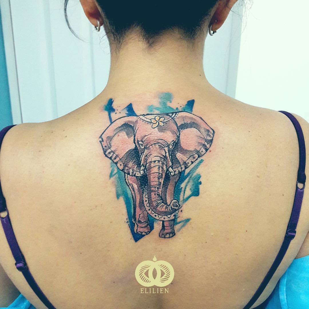 Elilien — Elefante 38. #elilien #watercolor