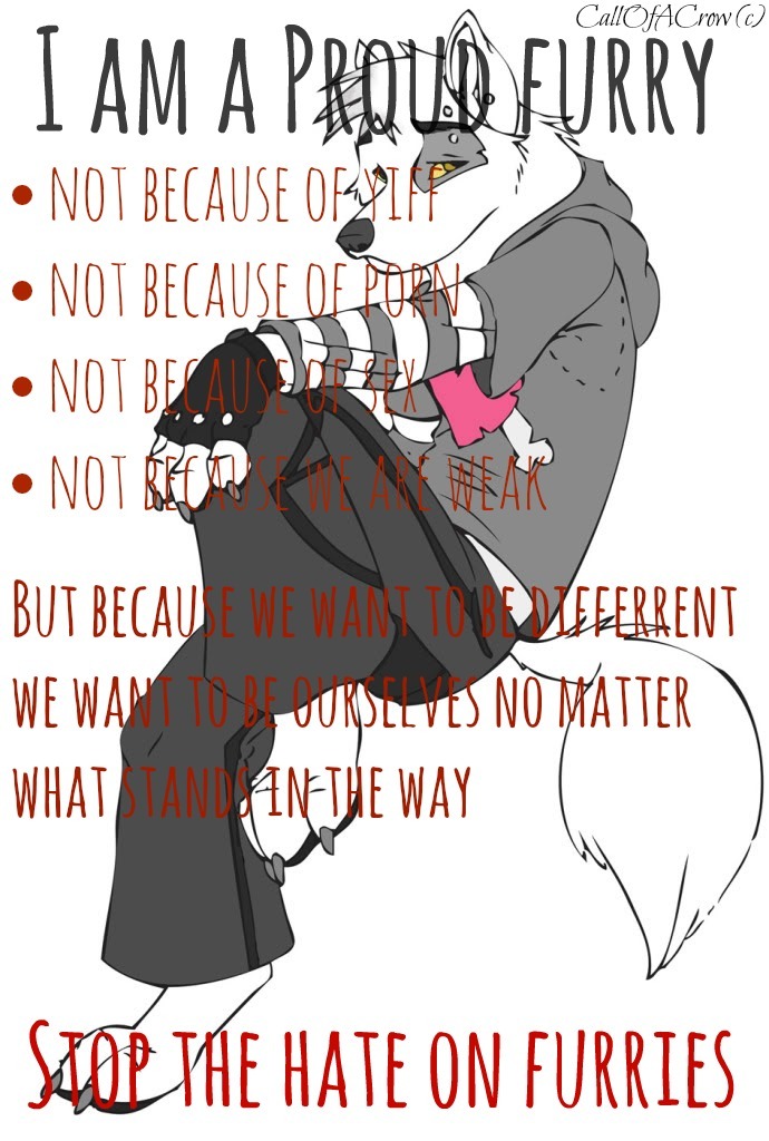 shadow-the-kitsune-coffeeshop:Proud Furry banner by CallOfACrow