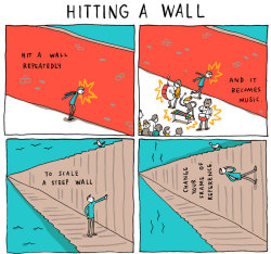 incidentalcomics:  Hitting a Wall Posters are available at my shop. 