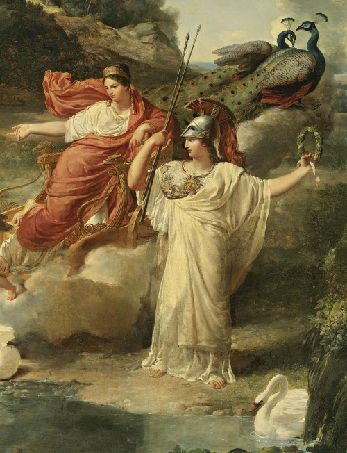 the-paintrist:laclefdescoeurs:The Judgement of Paris, 1812, Guillaume Guillon LethièreParis (Ancient