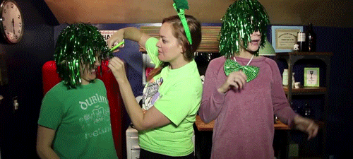 frommeowtoyeow:  caskett:  NEVER FORGET  Best St. Paddy’s day ever. 