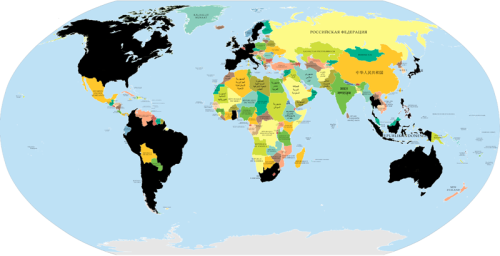 cuphaz:  a map of countries/places One Direction haven’t discovered yet correct me if i’m wrong