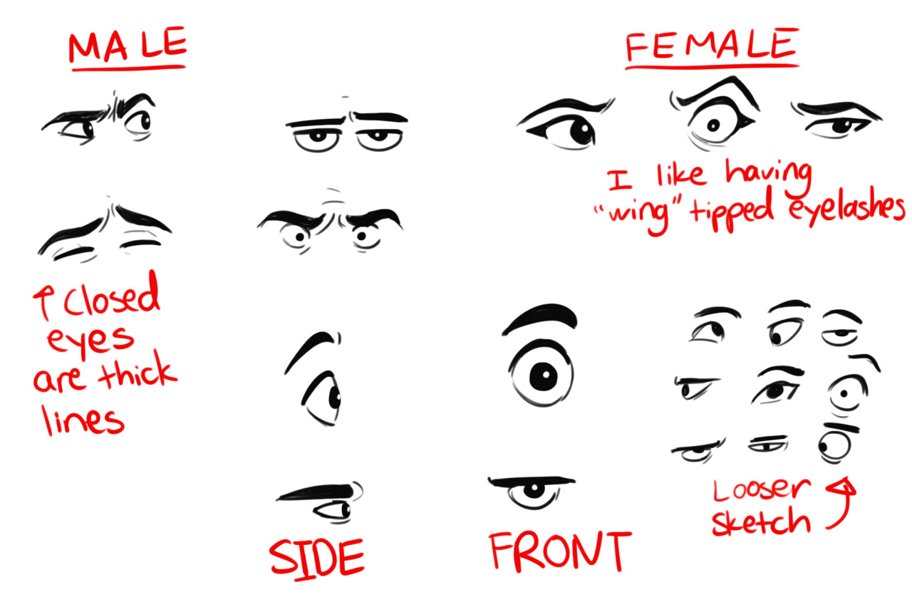 How to Draw Closed Eyes  Easy Drawing Art