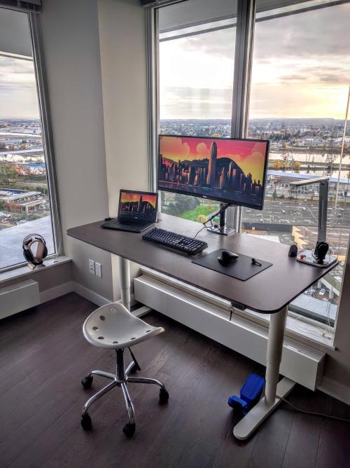 /u/SimpleFi / Standing Desk x Ultrawide x Chrome OS