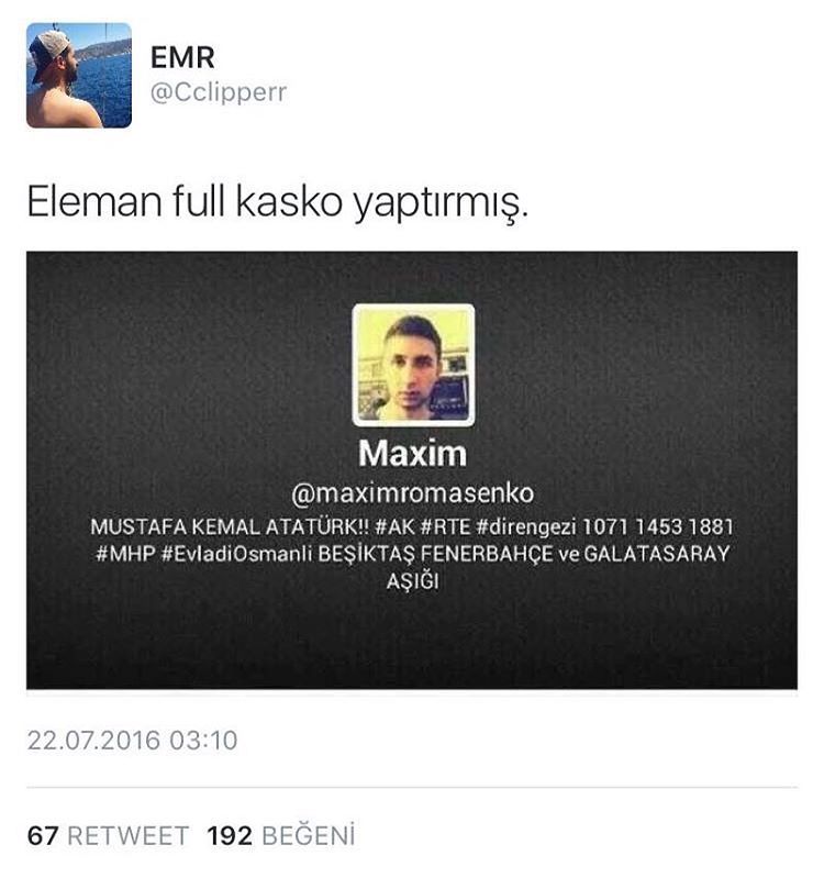 Eleman full kasko...