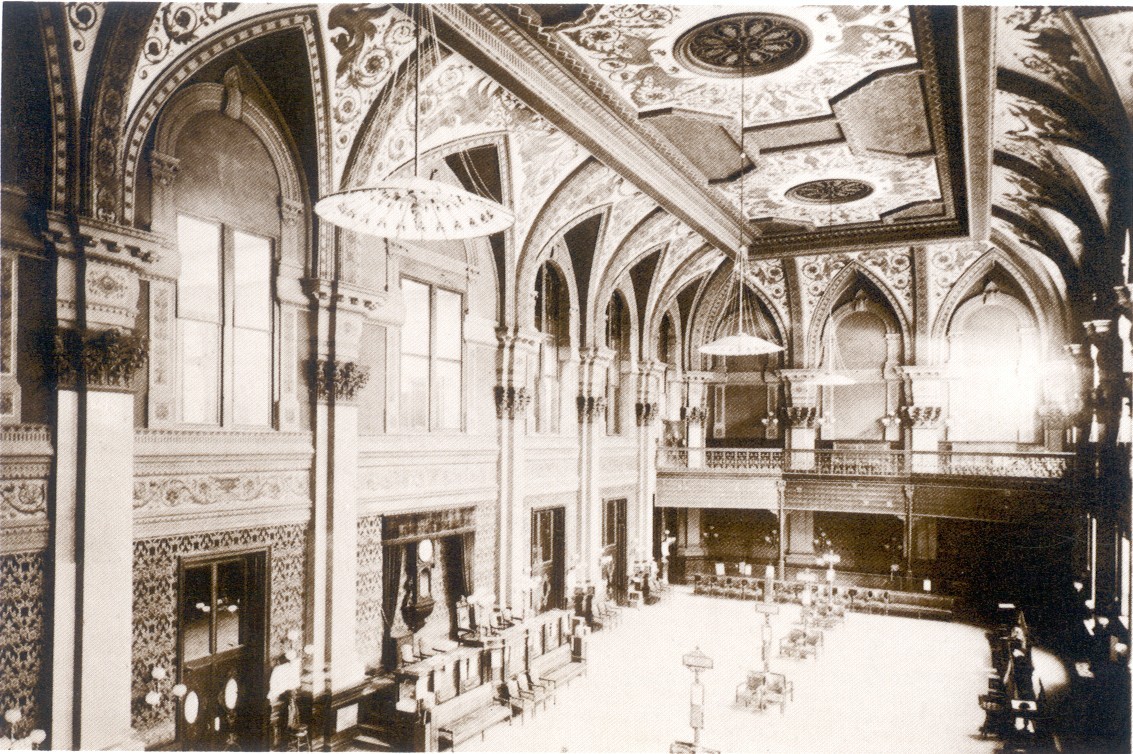 engineeringhistory:  The Victorian interior of the original New York Stock Exchange