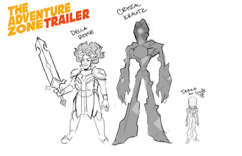 Trailer Process 03: Character Designs!@gullshriek and @goknights drew our character and costume desi