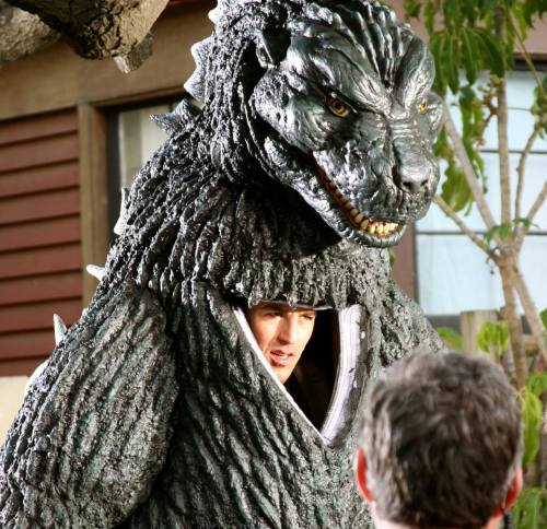 #MonsterSuitMonday Look at all that room actor Doug Tait had inside the Godzilla suit he performed i