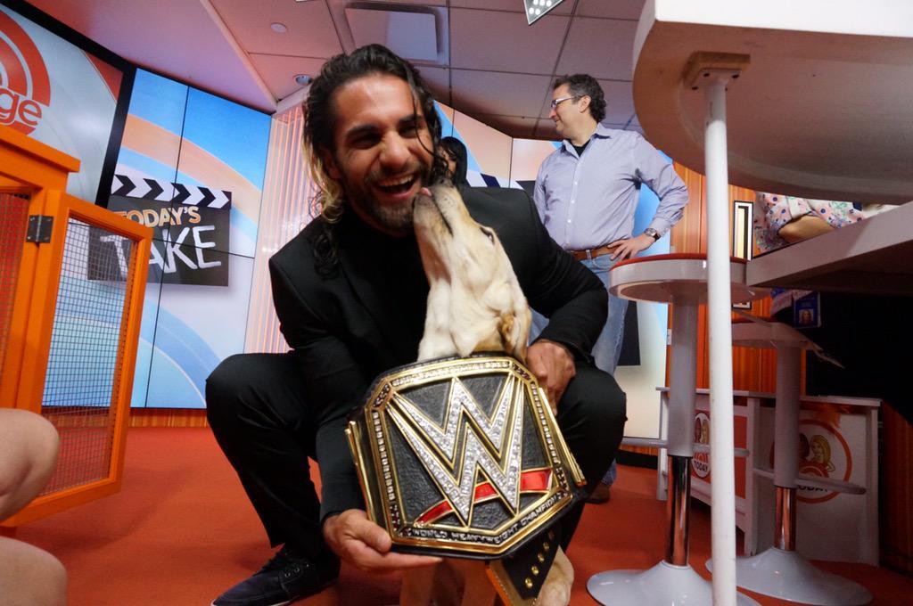 sethrollinsfans:Today Show Twitter Photos(x)