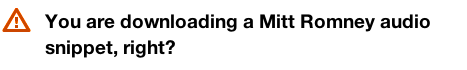 2spooky4wednesday:  i love the xkit warnings on the mp3 downloader like look at these