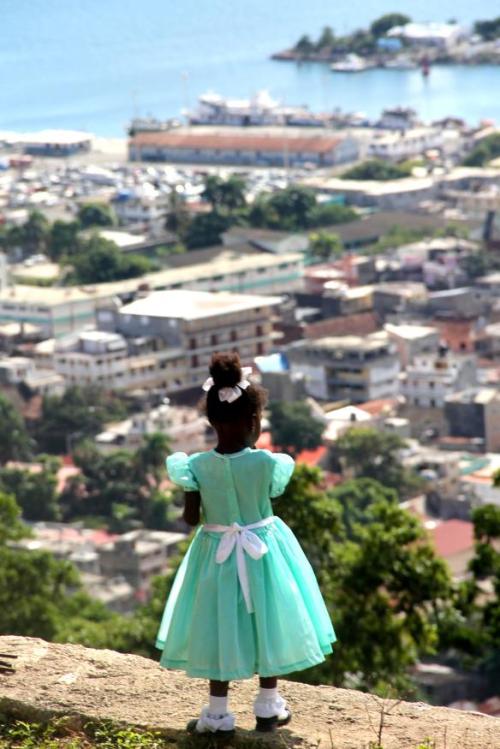 lunionsuite:Lunionsuite.com - Girl Overlooking Cap-Haitien, Haiti Let us sacrifice our today so that