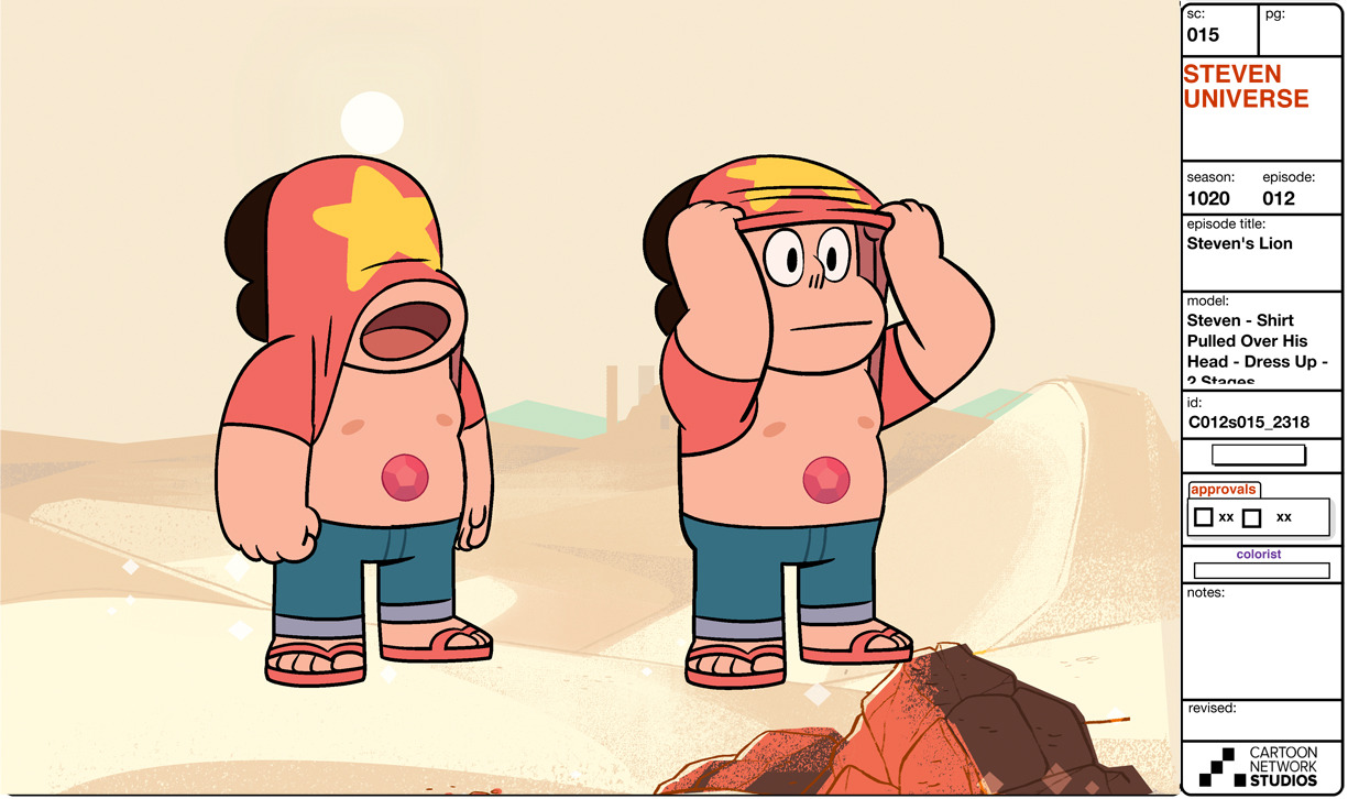 A selection of Character and Prop designs from the Steven Universe episode: “Steven&rsquo;s