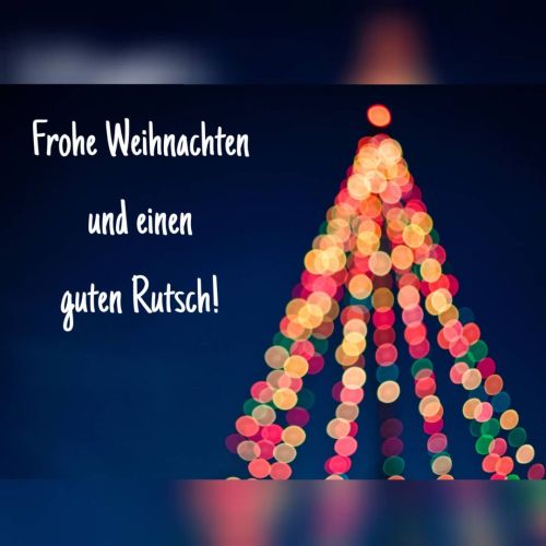 Frohe Weihnachten und einen guten Rutsch! Merry Christmas and a happy new Year! #Trainerausbildung #