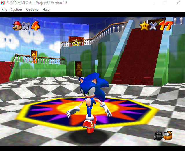 super mario 64 sonic mod