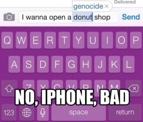 Bad iPhone! :) XOXO ~ Follow me on Tumblr ~Selena Kitt~