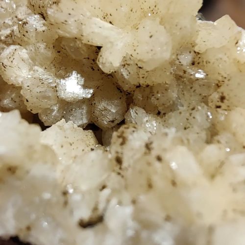 Golden stilbite and associated clay minerals from a local Clackamas County spot along the Willamette
