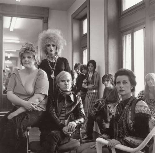 lottereinigerforever: Brigid Berlin, Candy Darling, Andy Warhol, and Ultra Violet by Cecil Beaton, 