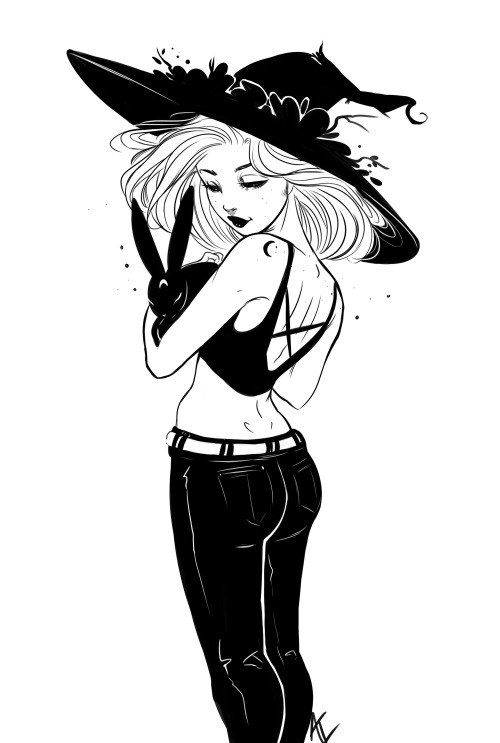 artofashleighizienicki:  Some fun little pinups I did for my Witchtacular book!  Tumblr | Twitter | 