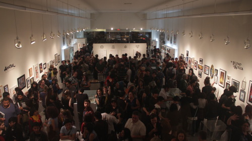 Some photos from last night&rsquo;s grand opening of Gallery Nucleus&rsquo; Legend Of Korra /  Avata