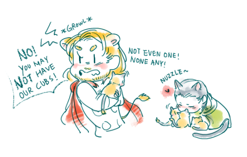 Thorlion/Lopanther Making A Family :]