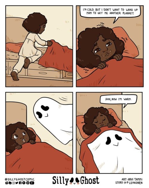 sillyghostcomic:Silly Ghost compilation! All first 10 strips, so it’s easy to get them all in your b