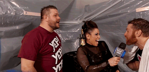 mith-gifs-wrestling:From spitting out beer to spitting out champagne!  🍻 🥂  