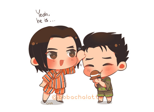 Baby Hanzo and Genji! That time when Hanzo still think Genji as his cute baby brother ☺️