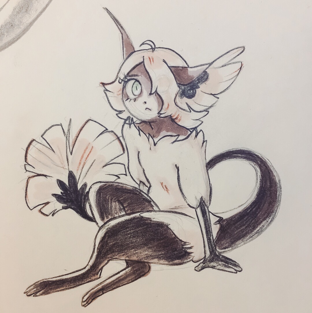 pollovy:  First coloring attempts of loony’s new alternative look!!!