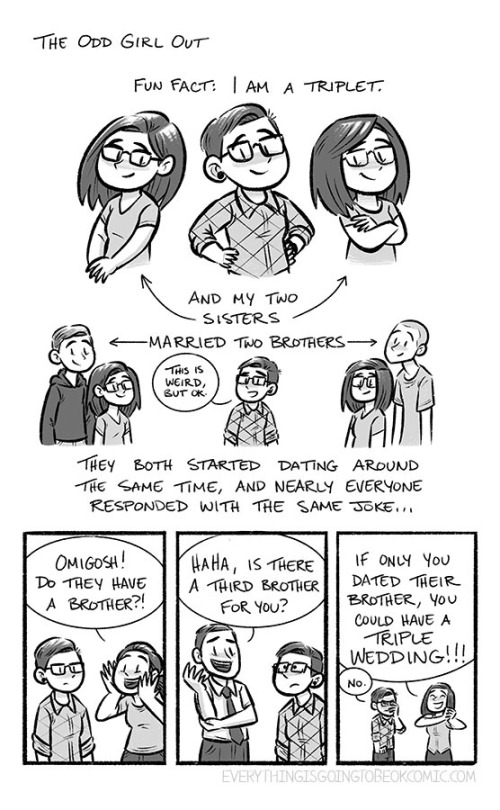 danidraws:  ‪Yay, it’s Pride Month today! Here’s a little story from my coming out. Here’s to being proud and a little more seen. 🏳️‍🌈 https://www.everythingisgoingtobeokcomic.com/the-odd-girl-out/‬