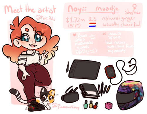 A new meet the artist!Figured it could use an update u v u/