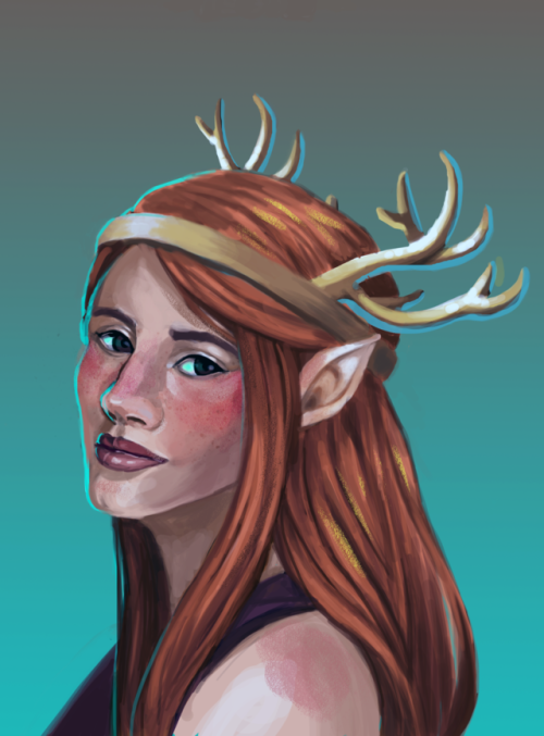 Fixed version of a previous Keyleth drawing