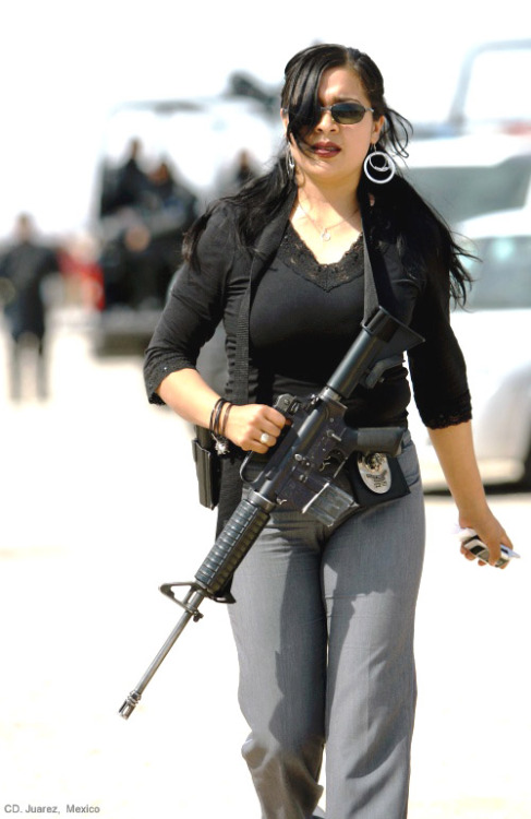 defense-weaponry:  Girls with Guns, part adult photos