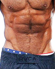 zacefronsbf:Zac Efron + american flag speedo + abs