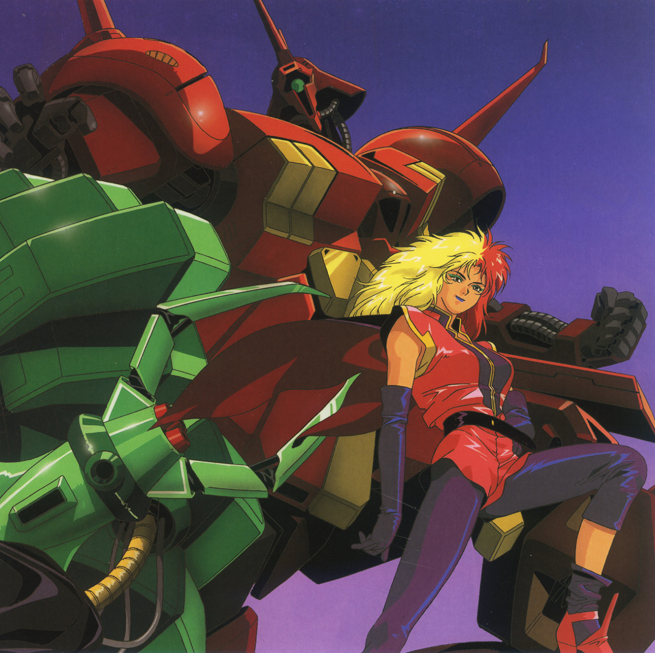 80sanime:  Mobile Suit Gundam ZZ 90s LD Covers by Hiroyuki Kitazume (Part I)