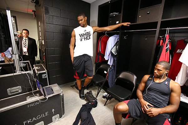 themiamiheat:  Scenes from before Game 1