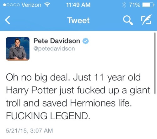m0xt:  Pete Davidson reviews Harry Potter and the Sorcerer’s Stone 