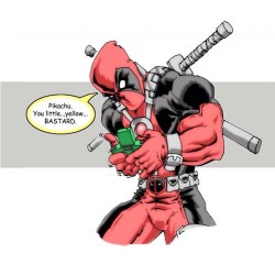 #deadpool #pokemon #pikachu #marvel #marvelcomics