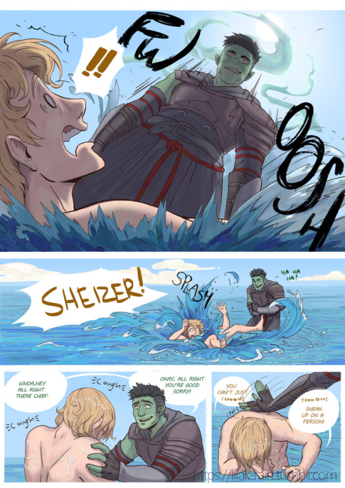 The Mighty Nein have a beach day <3Part 1 of 2Part 2