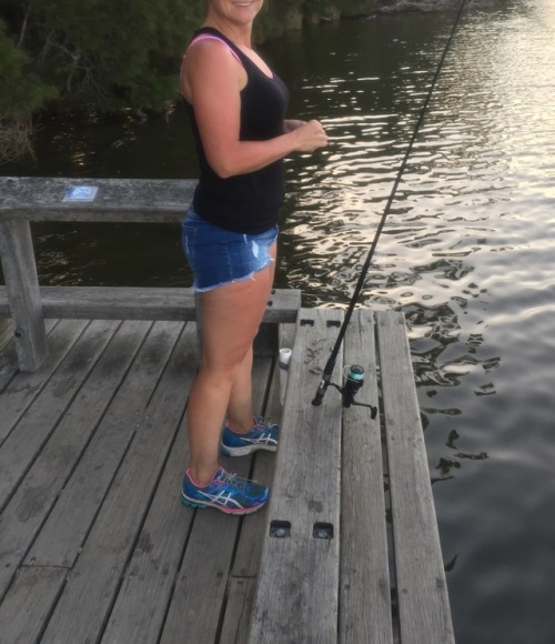 Enjoying a bit of fishing