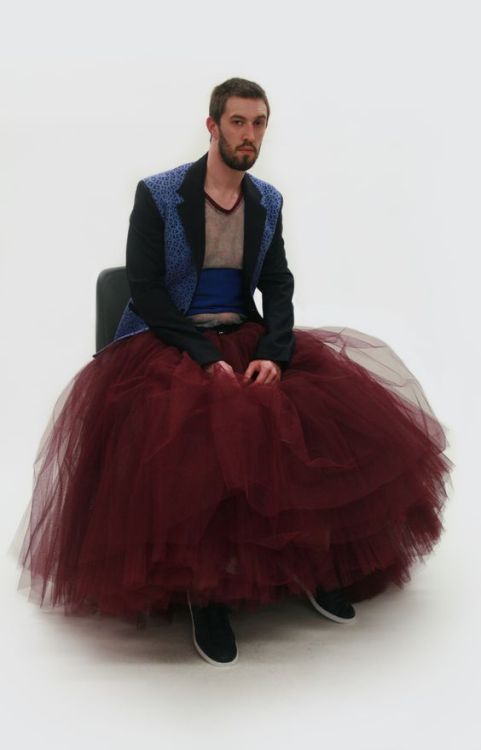 men should wear skirts!Jamie Elwood’s Identity-Effeminate Future spring 2015 collectionMA Fash